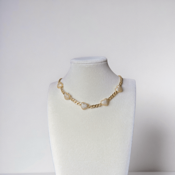 Amorette Necklace - 24K gold-plated