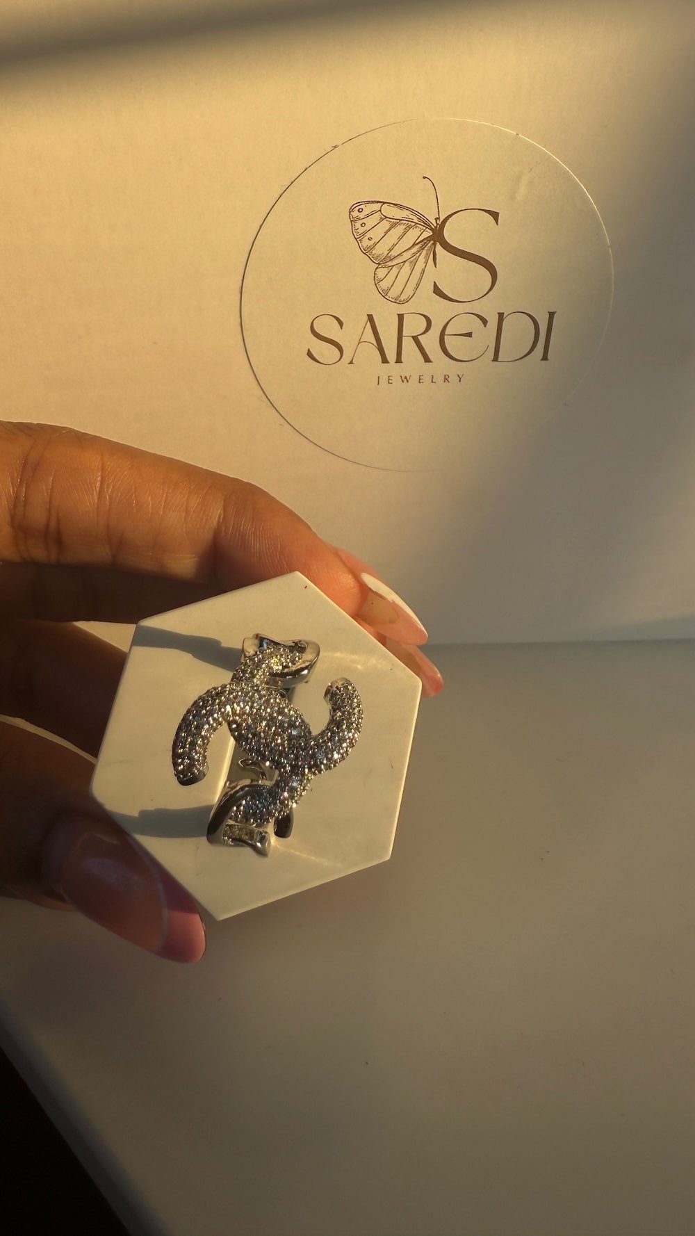 Minette Ring – Rhodium Plated - Image 2