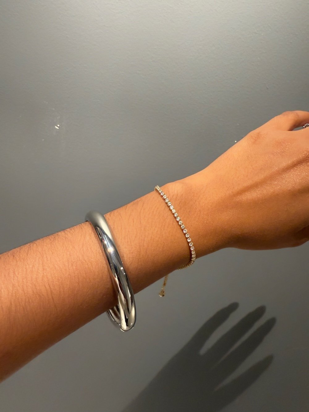 Minimalist Essence - Rhodium Plated Bracelet - Image 2