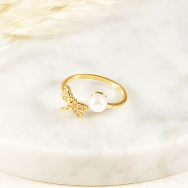 Malaquita butterfly Ring