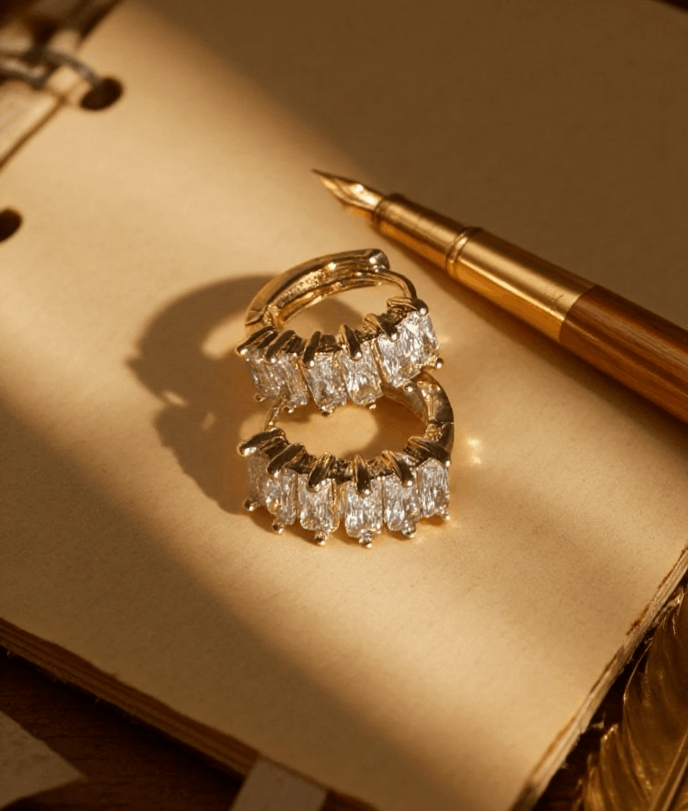 Lustre Baguette Huggies